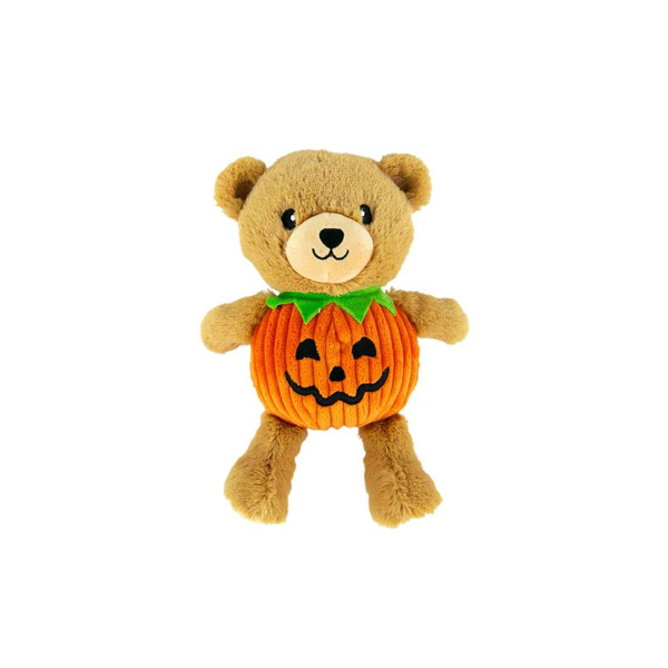 Play On Halloween Pumpkin Bear Dog Plush Toy