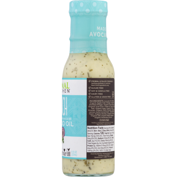 Primal Kitchen Ranch >> Primal Kitchen Dressing Marinade Made With Avocado Oil Primal Kitchen Ranch >> Primal Kitchen Dressing Marinade Made With Avocado Oil
