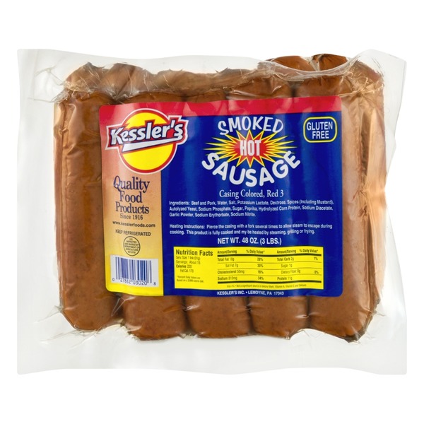 Kessler's Smoked Sausage Hot (1 ct) from Giant Food Instacart
