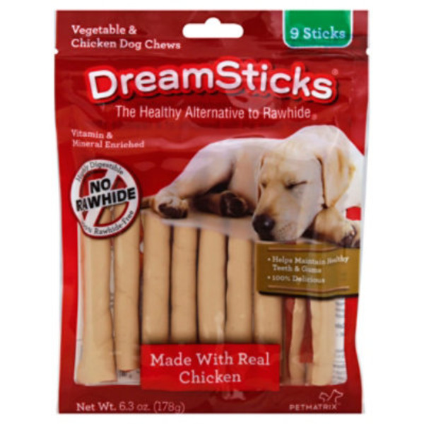 DreamSticks Dog Chews, Vegetable & Chicken