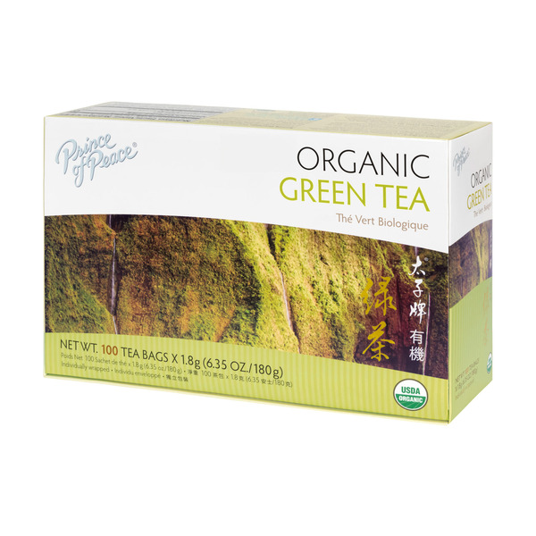 Prince of Peace Green Tea, 100% Organic, Bags