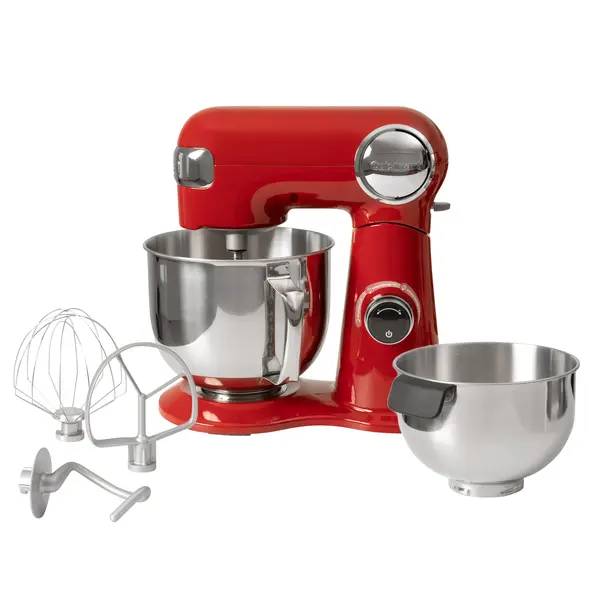 Cuisinart Precision Master Elite Digital Stand Mixer With Bonus Bowl - Red