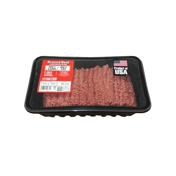 Ground beef 80/20 (per lb) Instacart