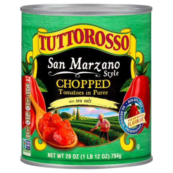 Publix Tuttorosso San Marzano Style Chopped Tomatoes in Puree with Sea