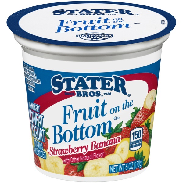 Stater Bros Fruit on the Bottom Low Fat Strawberry Banana Yogurt (6 oz