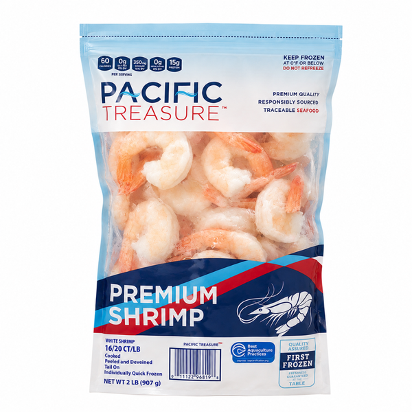 shrimpさん専用です！ Pacific Treasure Frozen Extra Jumbo Cooked Shrimp Bag (16-20ct