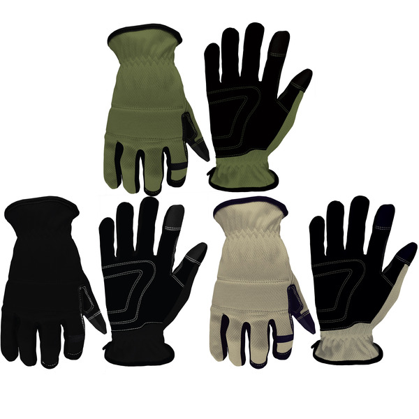 Project Source Polyester Gardening Gloves 3 -Pairs