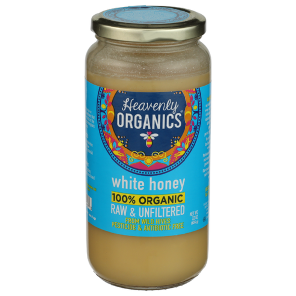 Heavenly Organics Organic Raw White Honey Same-Day Delivery or