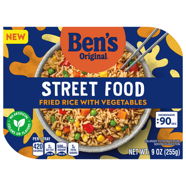 Ben's Original Fried Rice, with Vegetables, Street Food Same