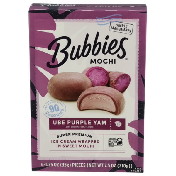 BULBU-BU 　あんず Bubbies Hawaii Ube Mochi 6 Pack Same-Day Delivery or Pickup
