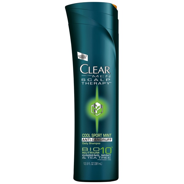 Clear Men Scalp Therapy Cool Sport Mint AntiDandruff Daily Shampoo (12