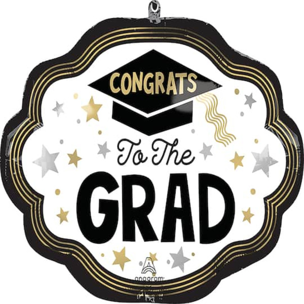 Anagram Inflated Congrats Grad Wave Success Foil Balloon