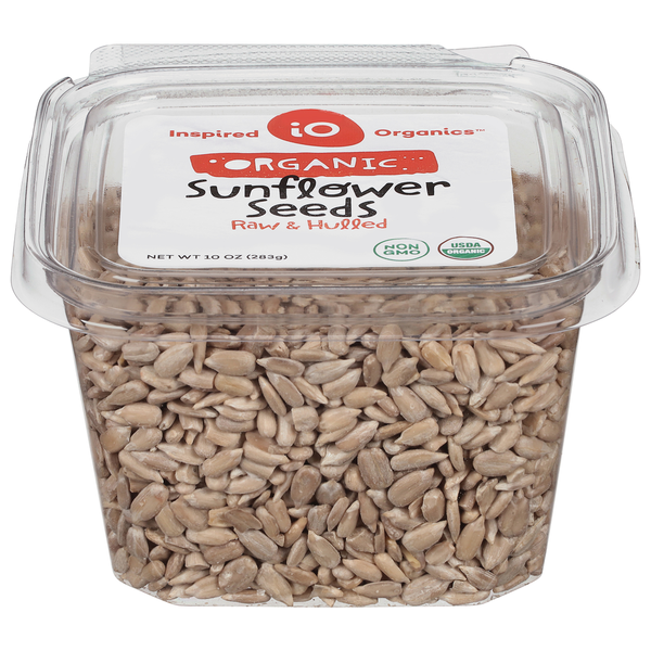 Inspired Organics Sunflower Seeds, Organic, Raw & Hulled Same-Day ...