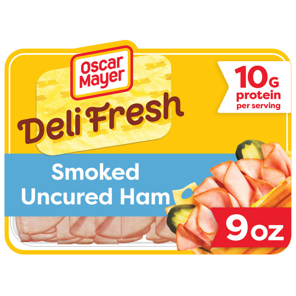Oscar Mayer Deli Fresh Smoked Uncured Ham Sliced Sandwich Lunch Meat