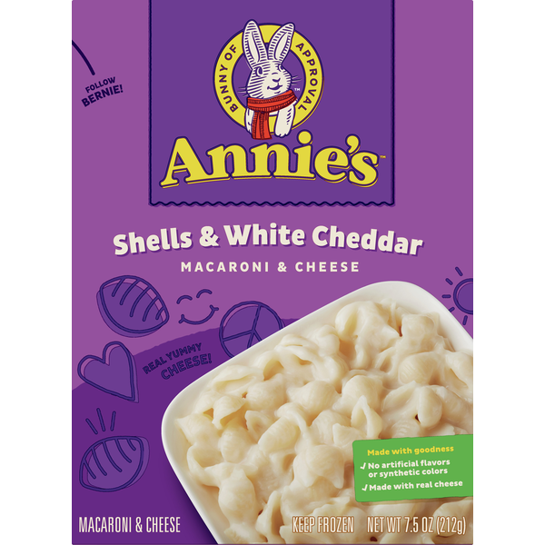 Annie's Macaroni & Cheese, Shells & White Cheddar Same-Day