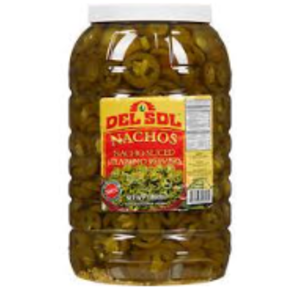 Del Sol - Nacho Sliced Jalapeno Peppers - gallon