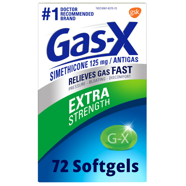 Gas-X Extra Strength Gas and Bloating Relief Softgels Same-Day