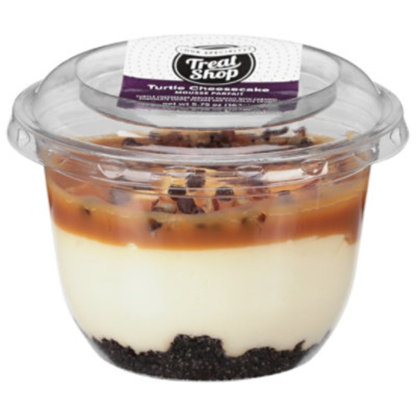 Our Specialty Mousse Parfait, Turtle Cheesecake