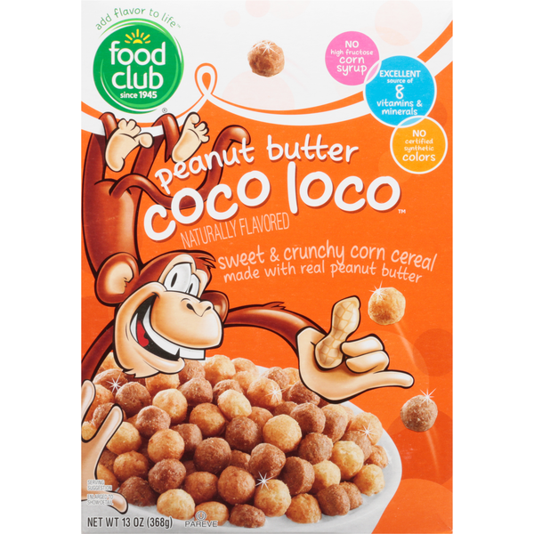 ᙏ̤̫͚*⑅♥LOCO PALMෆ̈✩です。 Food Club Cereal, Peanut Butter, Coco Loco Same-Day Delivery or