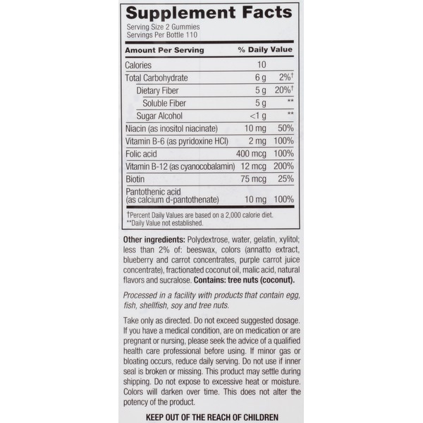 Costco Gummy Vitamin Nutrition Facts Besto Blog