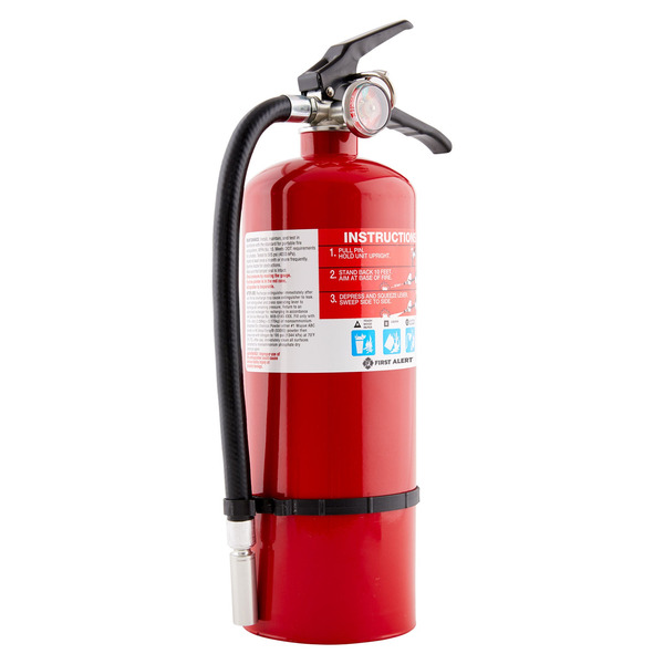 First Alert Rechargeable Heavy Duty Fire Extinguisher UL Rated 3-A:40-BC
