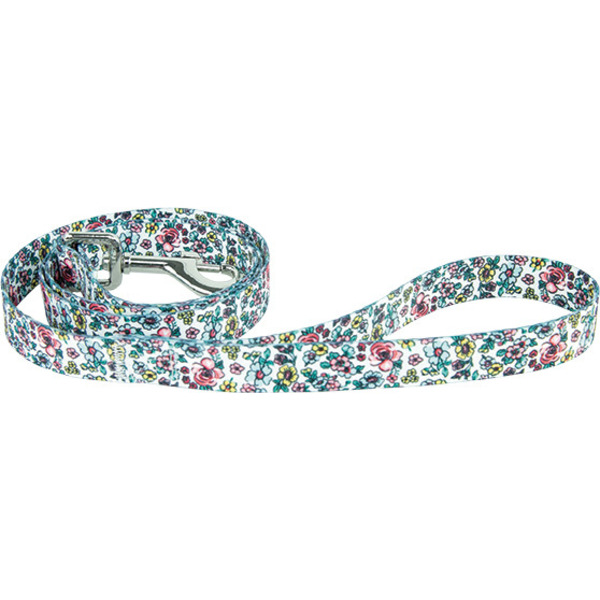 Play On Sketch Floral Dog Leash, 4 ft X 3/4 in