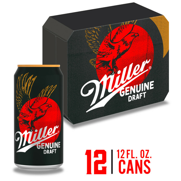 Miller Genuine Draft American Lager Beer Same-Day Delivery or