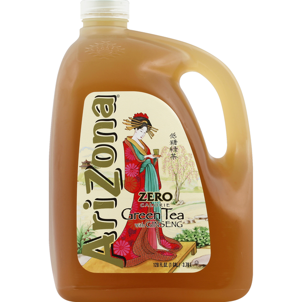 AriZona Green Tea, Zero Calorie, with Ginseng Same-Day Delivery or