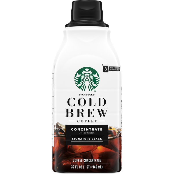 Starbucks Cold Brew Coffee — Signature Black (32 oz) Instacart