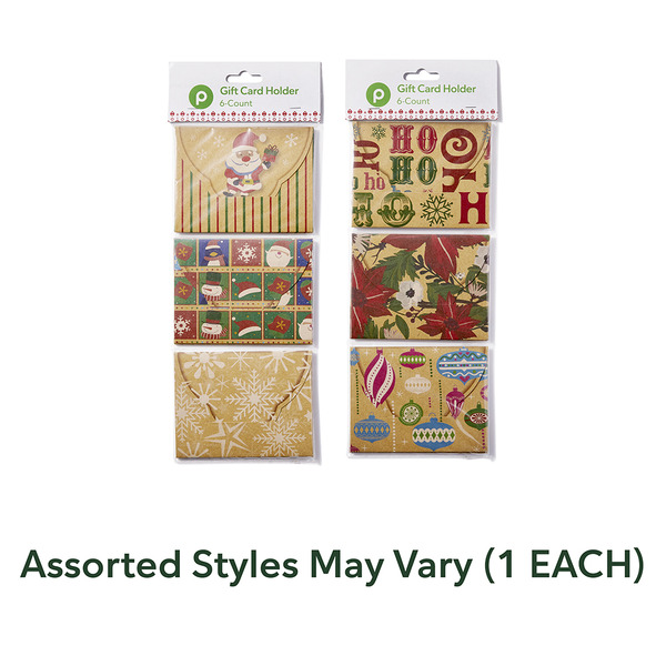 Publix Brown Kraft Gift Card Holders 2 Assorted Same-Day Delivery or Pickup  | Publix