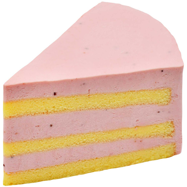 Dual Berries Mousse Cake Slice