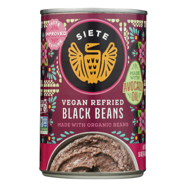 Siete Vegan Refried Black Beans