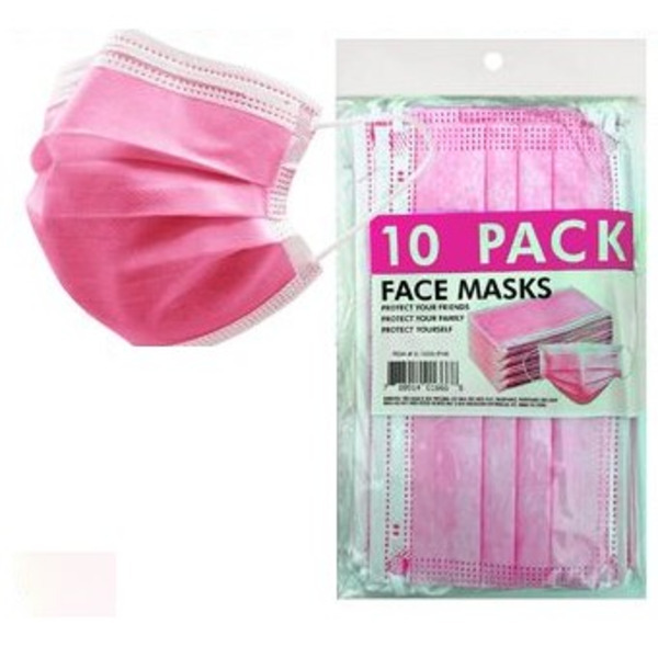 hide マスクpink Children's High Filtration Face Mask, 20-Pack