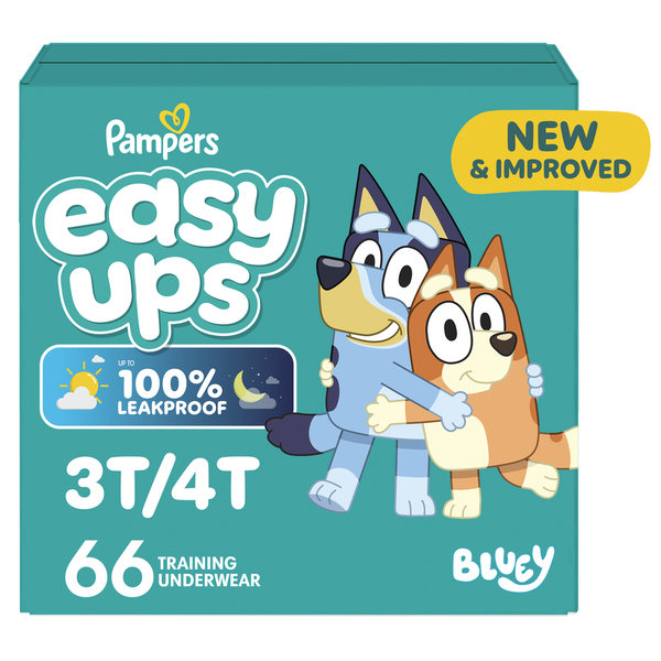 Pampers Easy Ups Training Underwear Boys Size 5 3T4T