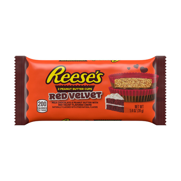 Reese's Red Velvet Flavored Milk Chocolate Peanut Butter Cups