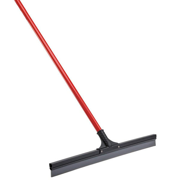 Libman 24 In. Pvc High Power Multi-surface Rubber Floor Squeegee With 60 In. Steel Handle