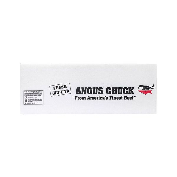 Fresh Ground Angus Beef Chuck, Fine Grind, 80/20