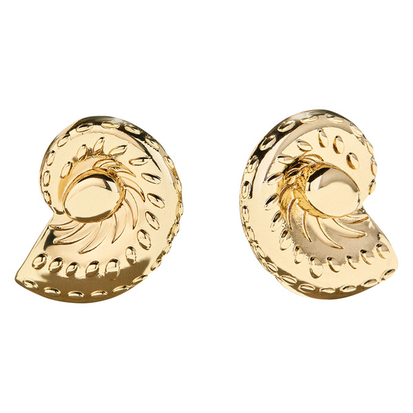 食器 WINDY & RAINY Sierra300 GOLD Serra Shell Earrings - Gold Same-Day Delivery or Pickup | ALDI