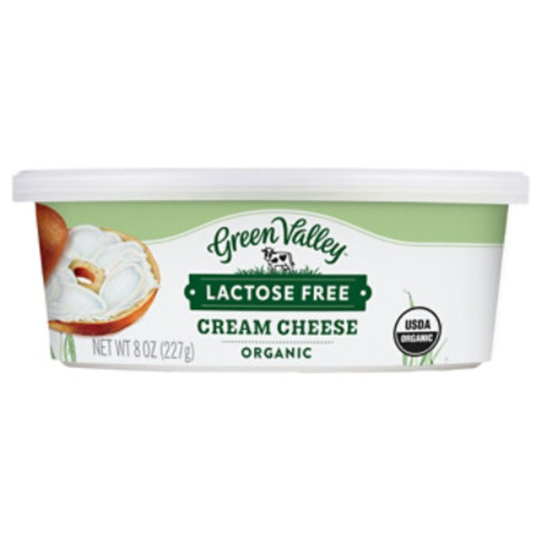 Green Valley Organics Lactose Free Cream Cheese - 8 Oz