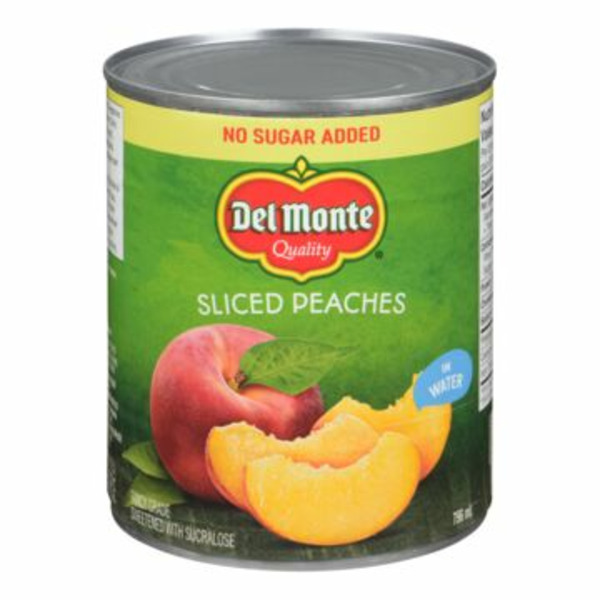 Super C Del Monte No Sugar Added Peach Slices Packed in Water Same-Day ...