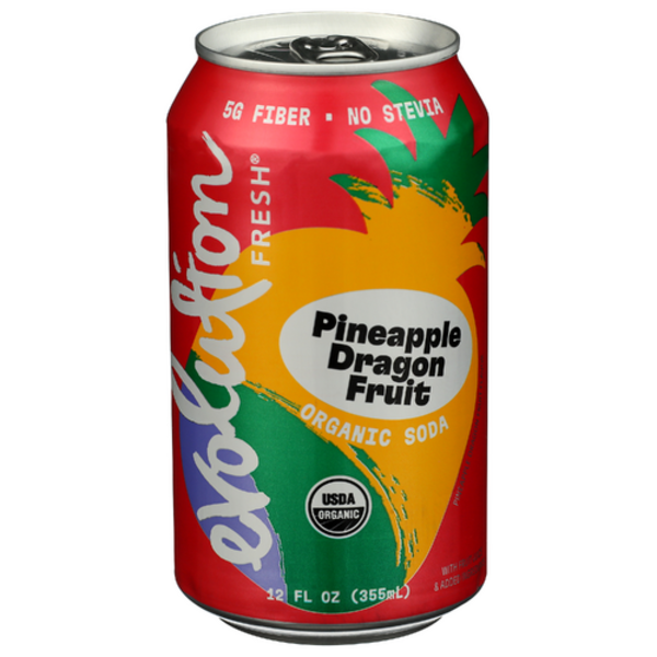 Evolution Fresh Organic Pineapple Dragon Fruit Soda