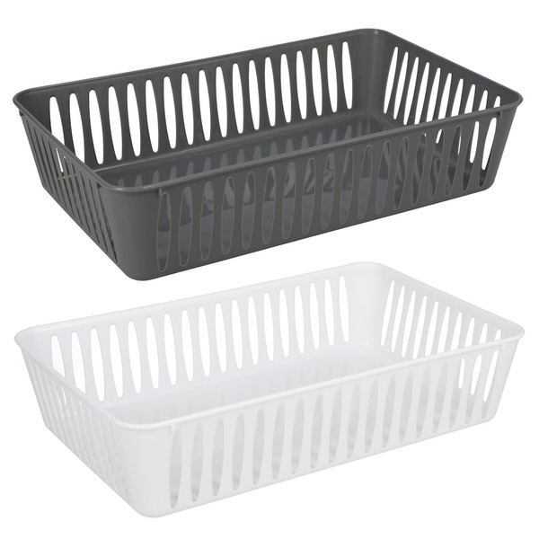 Rectangular Slotted Plastic Baskets Same-Day Delivery | Dollar Tree