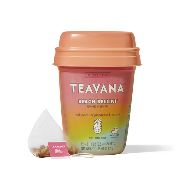 Starbucks Teavana Beach Bellini, Herbal Tea With Pieces of