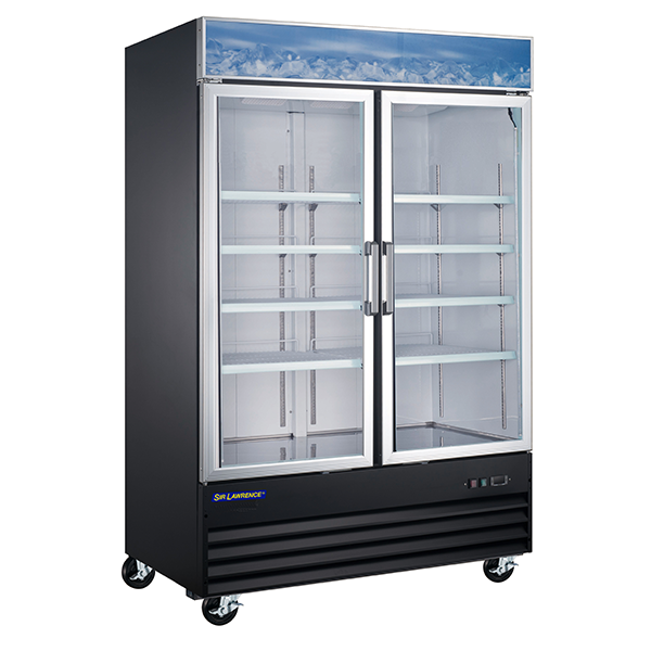 Sir Lawrence 53" Glass Swing Door Refrigerated Merchandiser