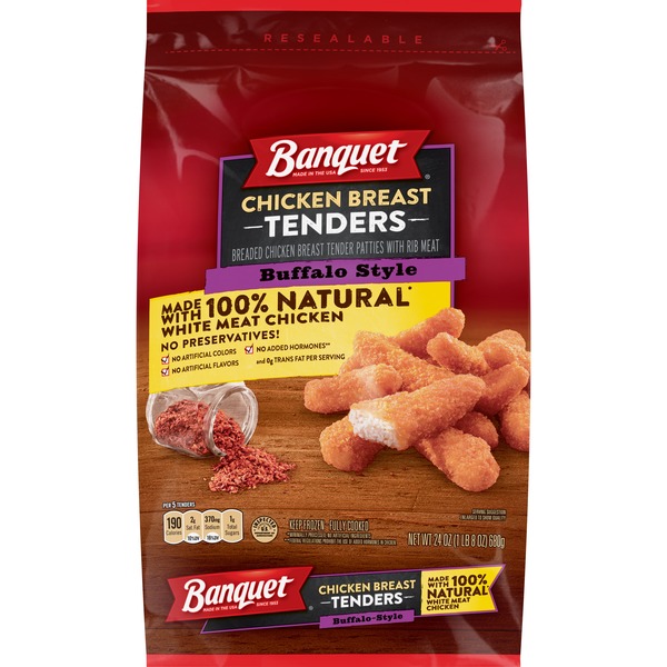 Banquet Chicken Breast Tenders Buffalo Style (24 oz) Instacart