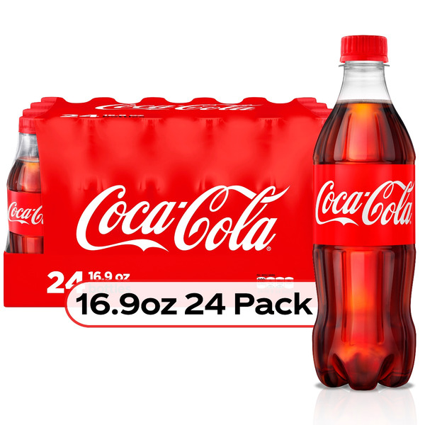 Coca-Cola Bottles, 16.9 fl oz, 24 Pack