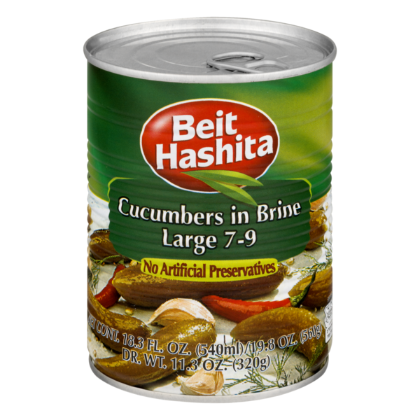 Beit Hashita Cucumbers in Brine (18.3 fl oz) Instacart