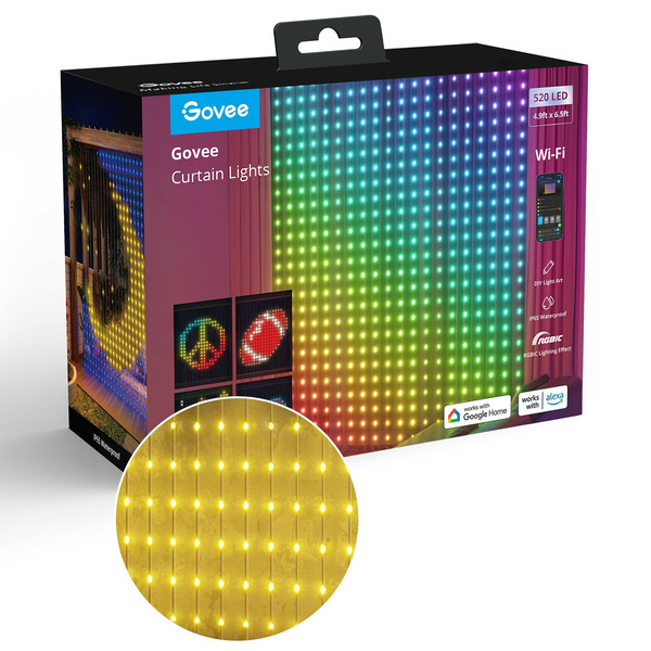 Govee 78-in Modern Smart Compatible Effect lights LED Light