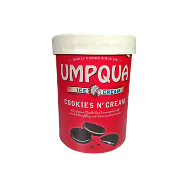 Umpqua Ice Cream, Cookies 'N' Cream