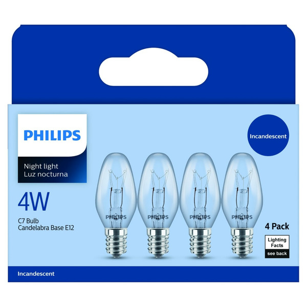 Kroger Philips 4Watt C7 Incandescent Night Light Bulb for E12